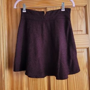 Vintage Reformation Skater Skirt (burgundy, size S)